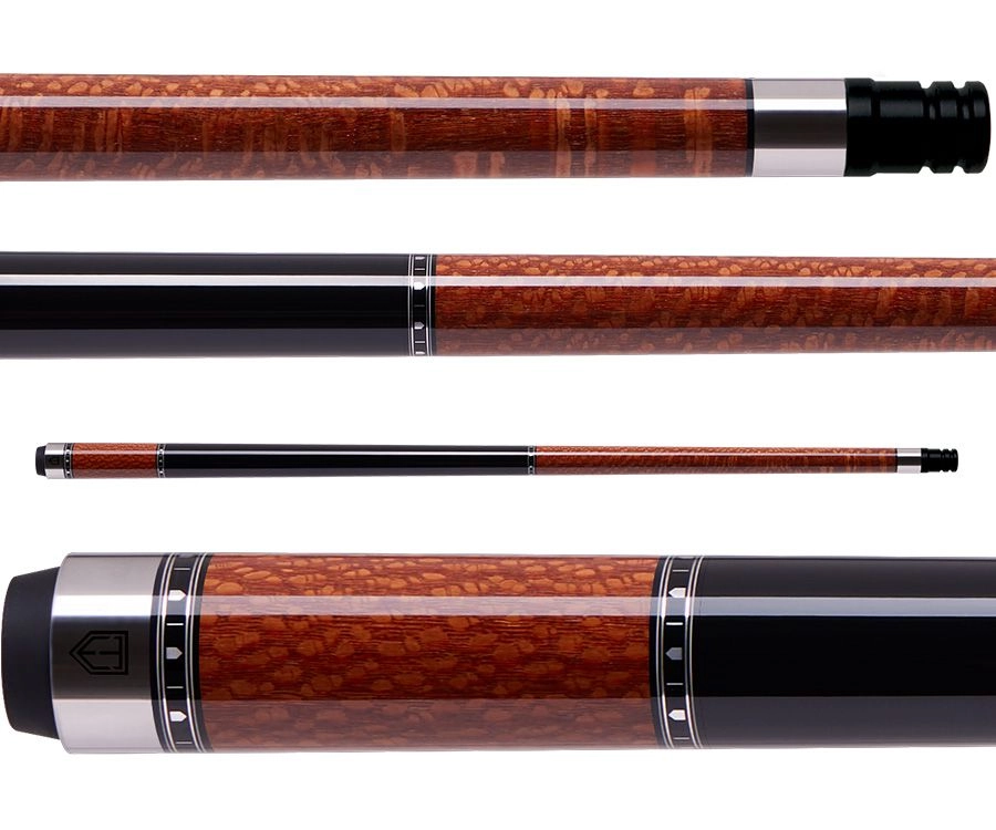 ct108nw_01 Cuetec Cynergy Truewood Leopard Wood No Wrap Pool Cue - Image 1