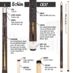 SCHON CX37 POOL CUE - Image 2