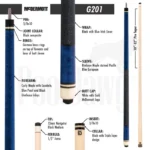 MCDERMOTT G201 POOL CUE - Image 2