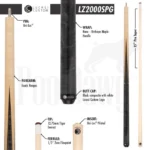 LUCASI LZ2000SPG SNEAKY PETE POOL CUE - Image 2