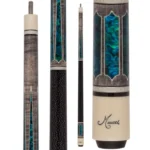 MEUCCI 2020 BLUE PAUA SHELL POOL CUE
