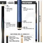 PREDATOR BLACK AND BLUE 8-POINT SNEAKY PETE WITH WRAP - Image 2