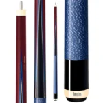 PREDATOR 4 POINT PURPLE HEART WITH BLUE LINEN WRAP SNEAKY PETE POOL CUE