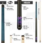 VIKING VIK604 POOL CUE - Image 2