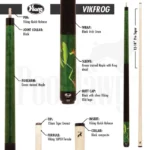 VIKING FROG POOL CUE - Image 2