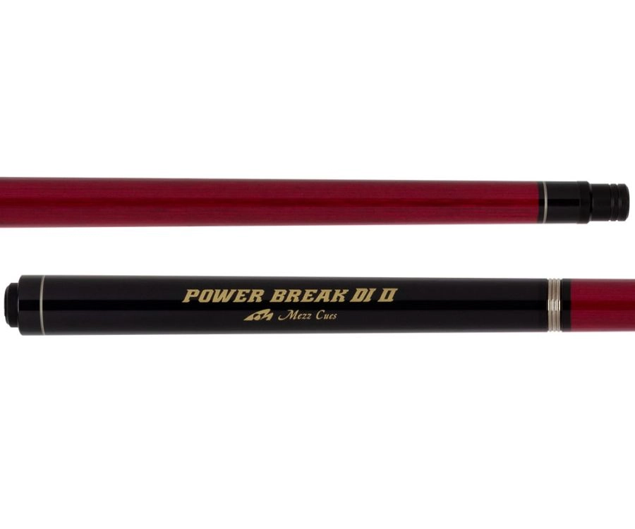 zzpb2red_cat MEZZ POWER BREAK 2 SERIES CUE - RED STAINED - Image 1