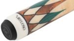 Predator Virtuoso Curly Maple/Malachite Green No Wrap Pool Cue - Image 3