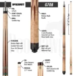 McDermott G708 Pool Cue - Image 4