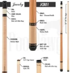 Jacoby JCB01 HB1 Custom Pool Cue - Image 4