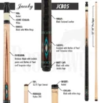 Jacoby JCB05 HB4T Custom Pool Cue - Image 4