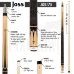 Joss JOS175 Pool Cue - Image 4