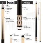 Joss JOS203 Pool Cue - Image 3