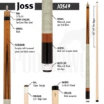 Joss JOS49 Pool Cue - Image 4