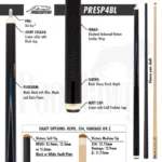 Predator 4-Point Black with Blue Sneaky Pete with Leather Wrap - Image 4