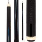 Predator 4-Point Black with Blue Sneaky Pete with Leather Wrap