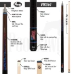 Viking VIK561 Pool Cue - Image 4